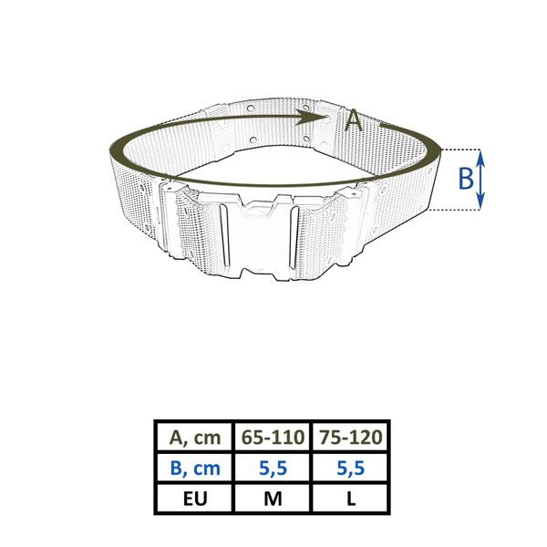 Ремінь тактичний MIL-TEC US LC2 Pistol Belt Оливковий 13310001 фото