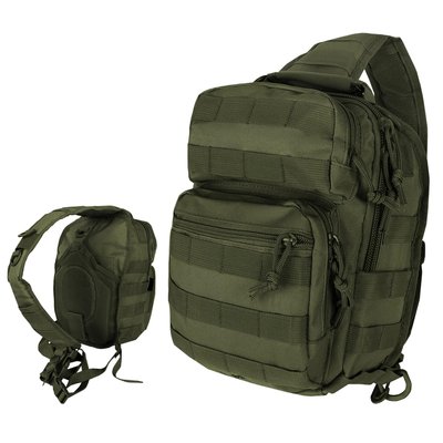 Рюкзак однолямковий MIL-TEC One Strap Assault Pack 10L Olive 14059101 фото