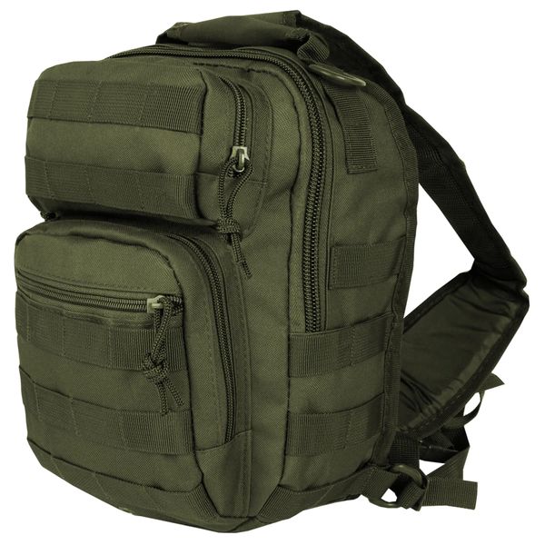 Рюкзак однолямковий MIL-TEC One Strap Assault Pack 10L Olive 14059101 фото