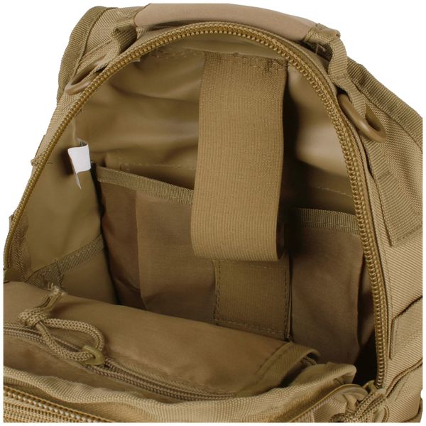 Рюкзак однолямковий MIL-TEC One Strap Assault Pack 10L Coyote 14059105 фото