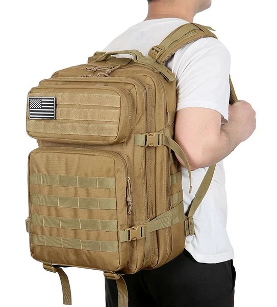 Рюкзак тактичний MOLLE 45L Coyote BL066-05 фото